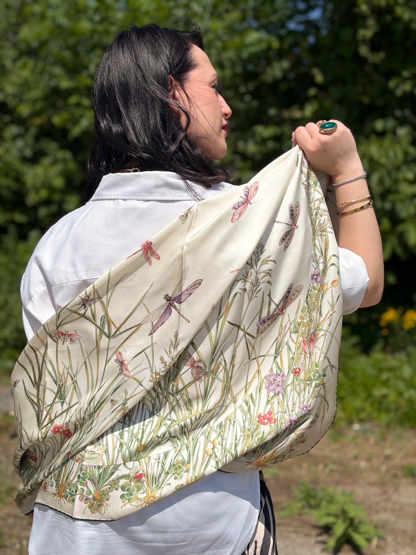 Foulard Gucci floreale