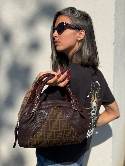 Borsa Fendi Spy marrone