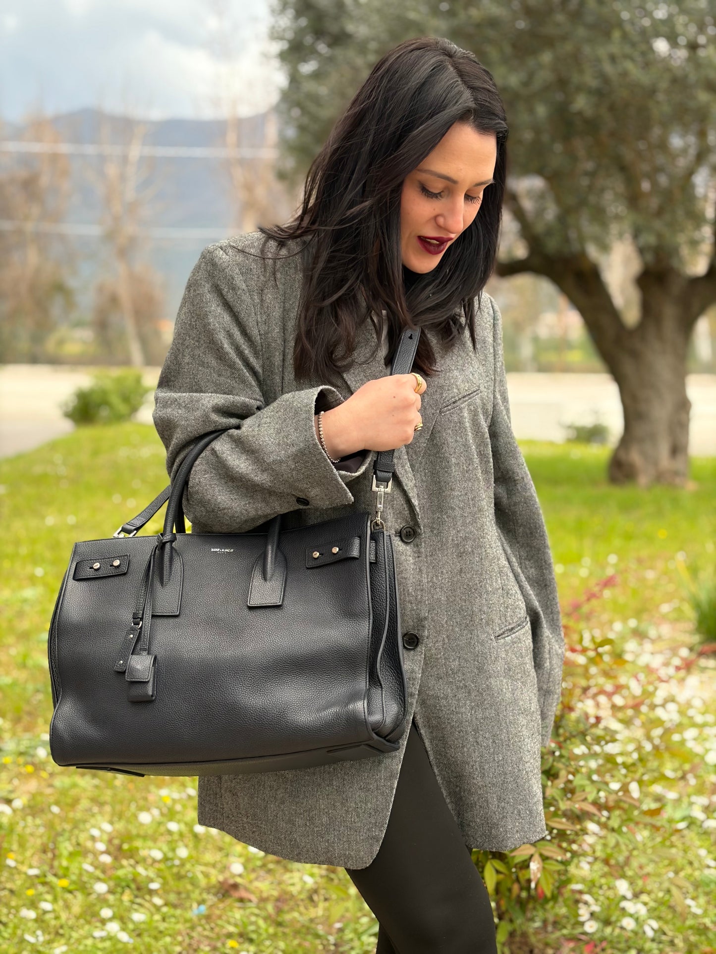 Sac De Jour Saint Laurent blu