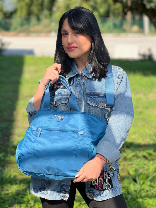 Shopping Prada nylon blu