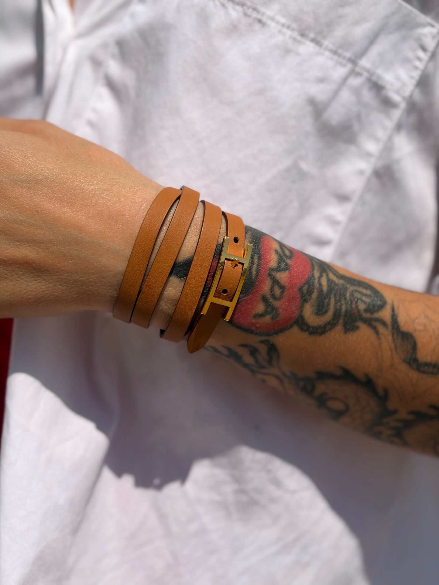 Bracciale Hermès marrone