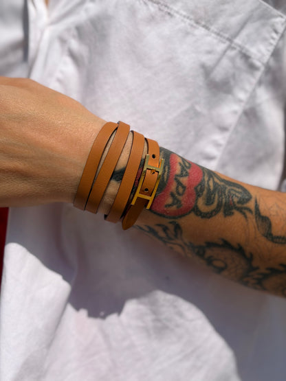 Bracciale Hermès marrone