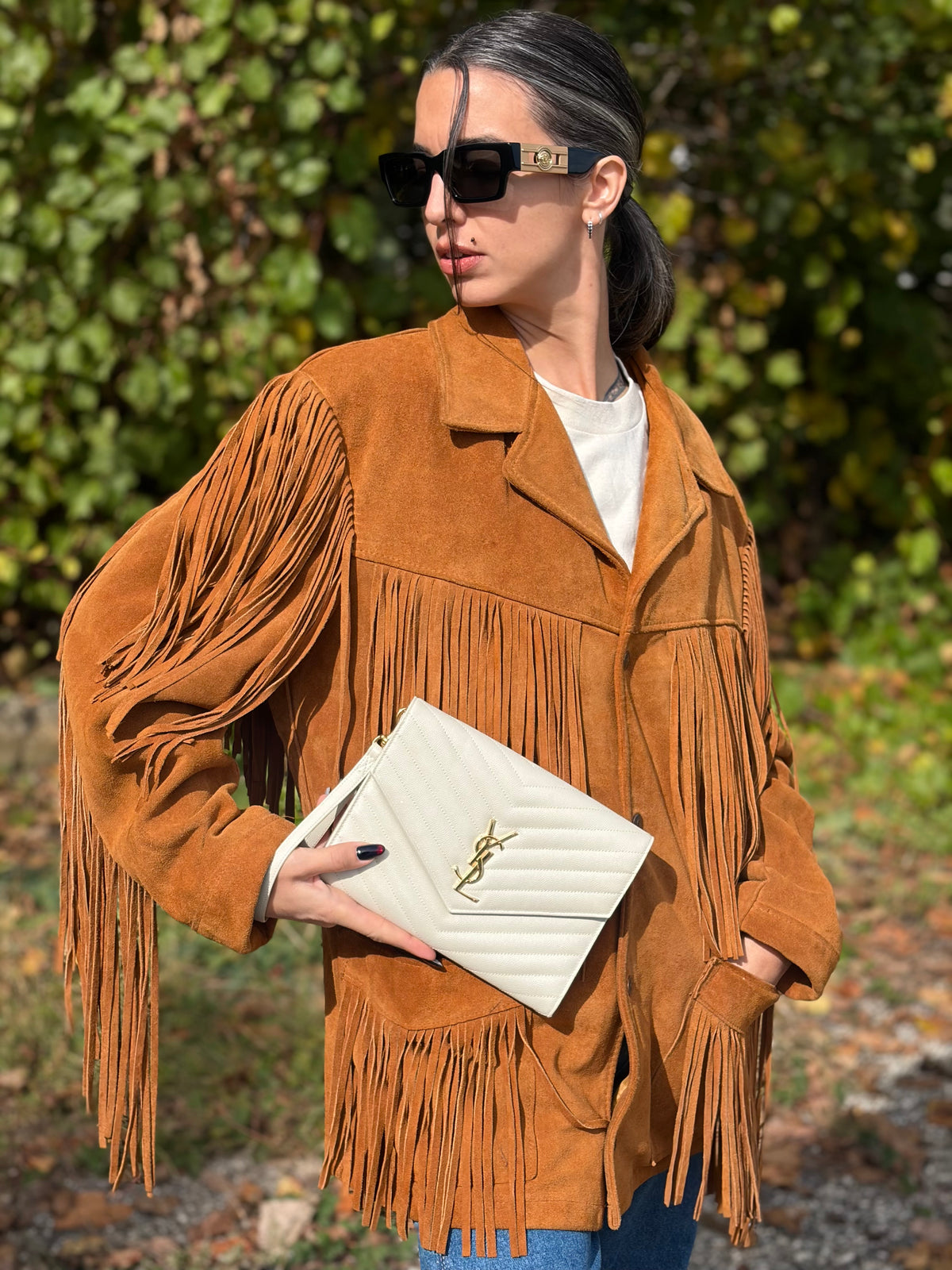 Pochette Cassandre Flap Pouch Saint Laurent