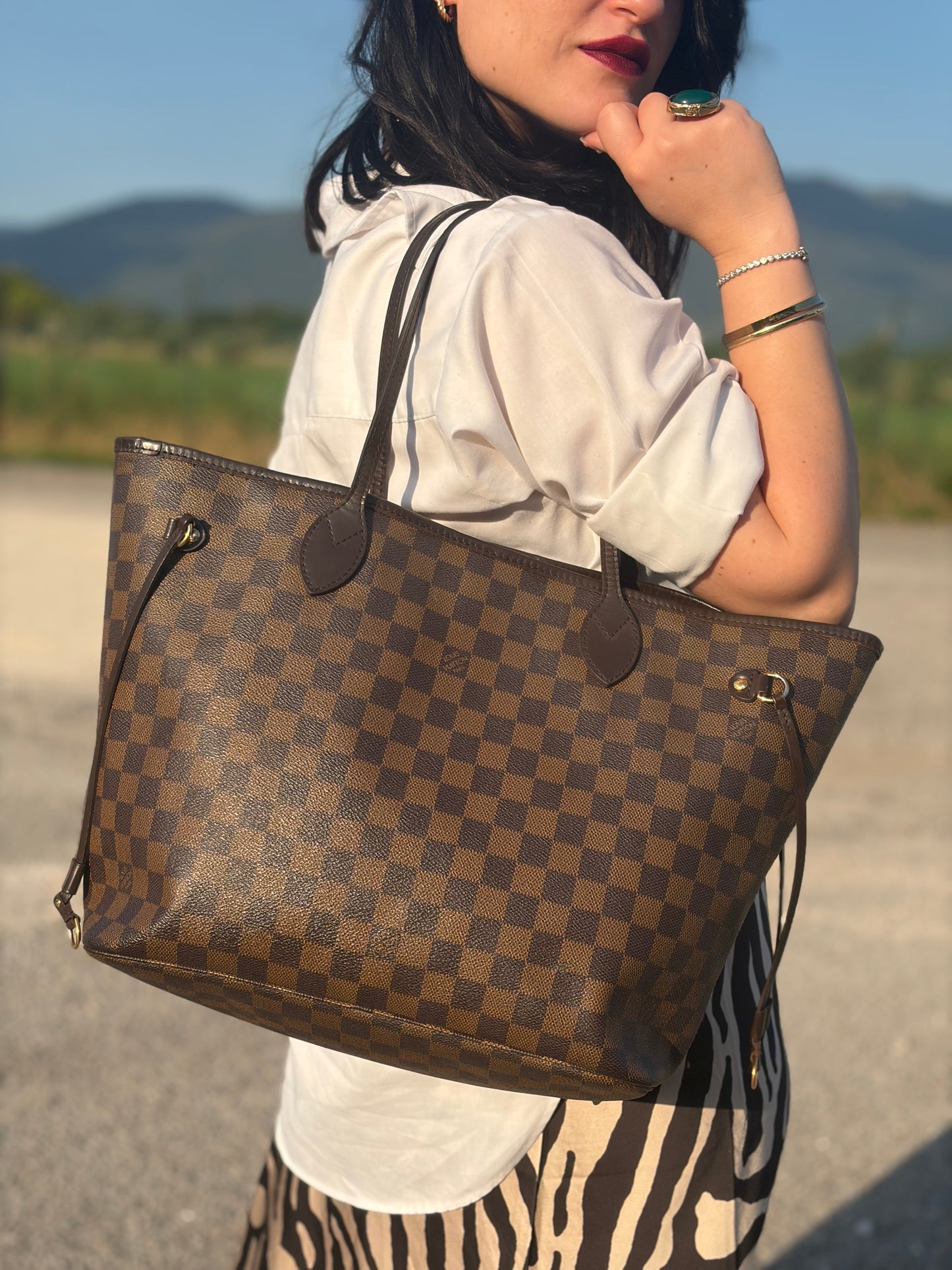 Neverfull MM Damier Ébène Louis Vuitton