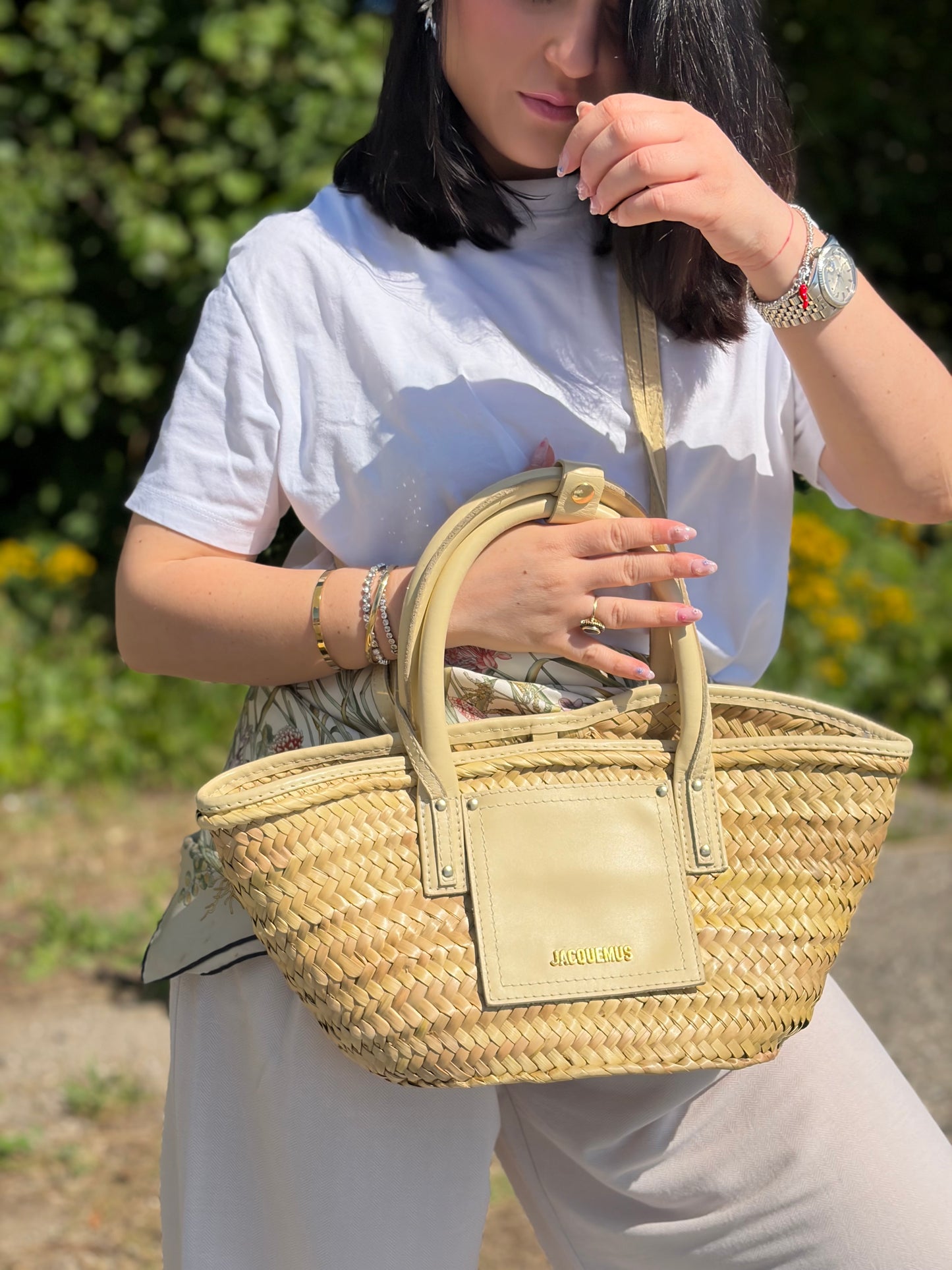 Le Petit Panier Soli Jacquemus beige