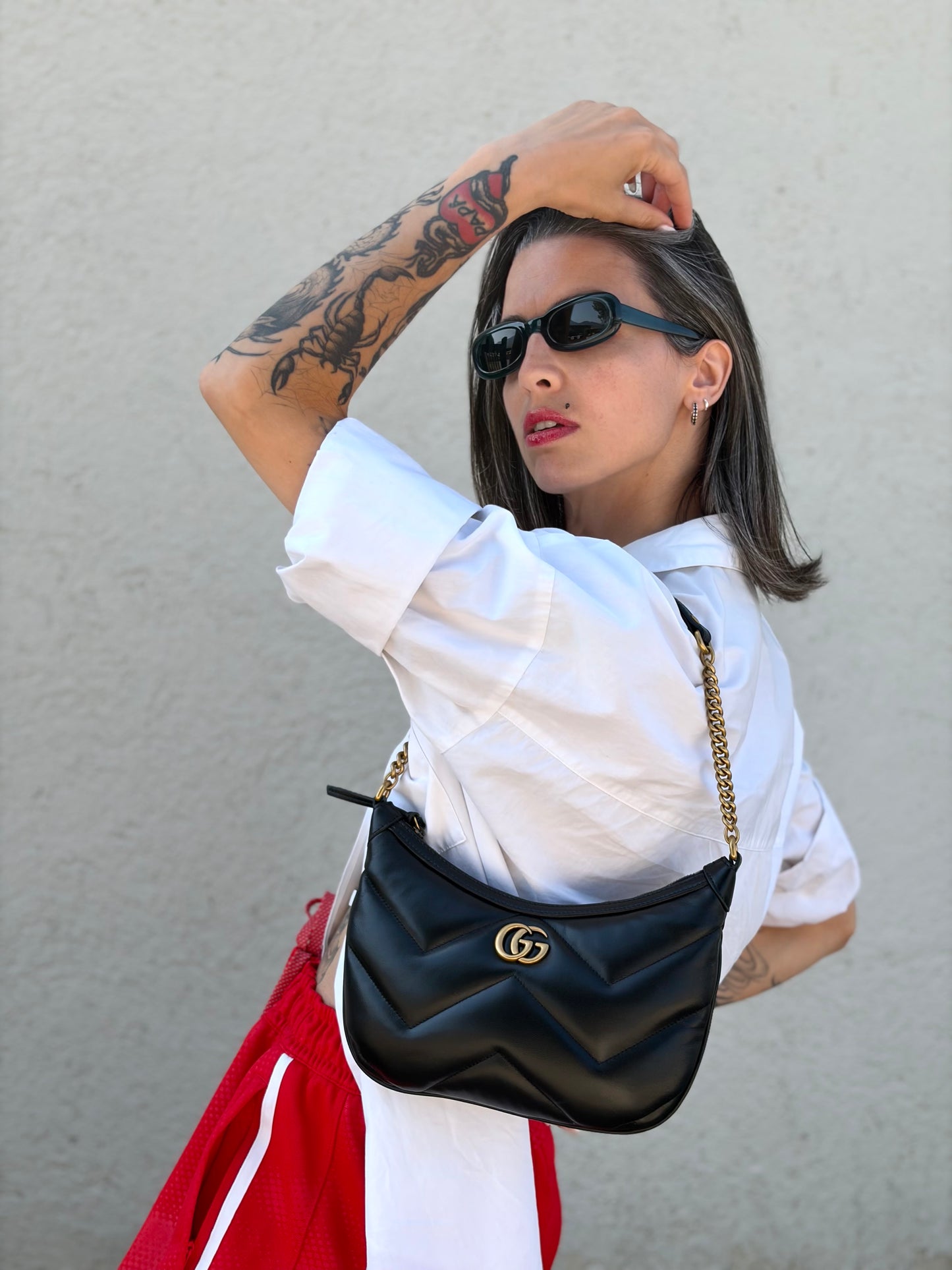 Borsa a spalla Gucci Marmont
