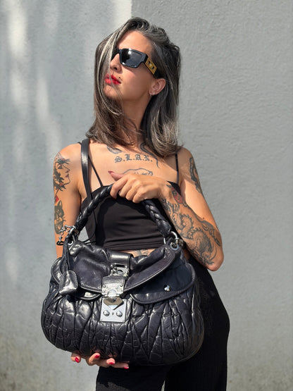 Borsa Miu Miu Coffer viola