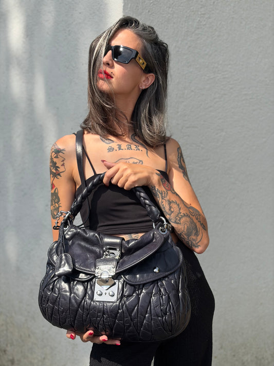 Borsa Miu Miu Coffer viola