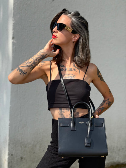 Sac De Jour Baby Saint Laurent nera