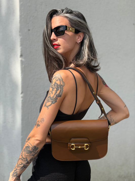 Borsa Gucci Horsebit 1955 misura media
