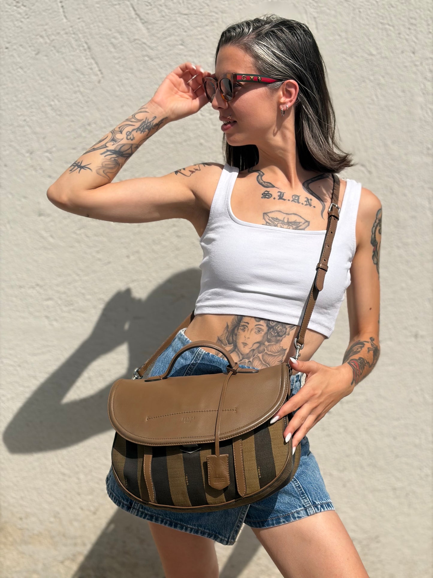 Satchel Fendi Pequin