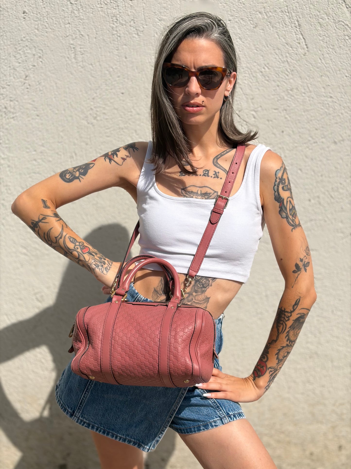 Bauletto Gucci Boston microguccissima