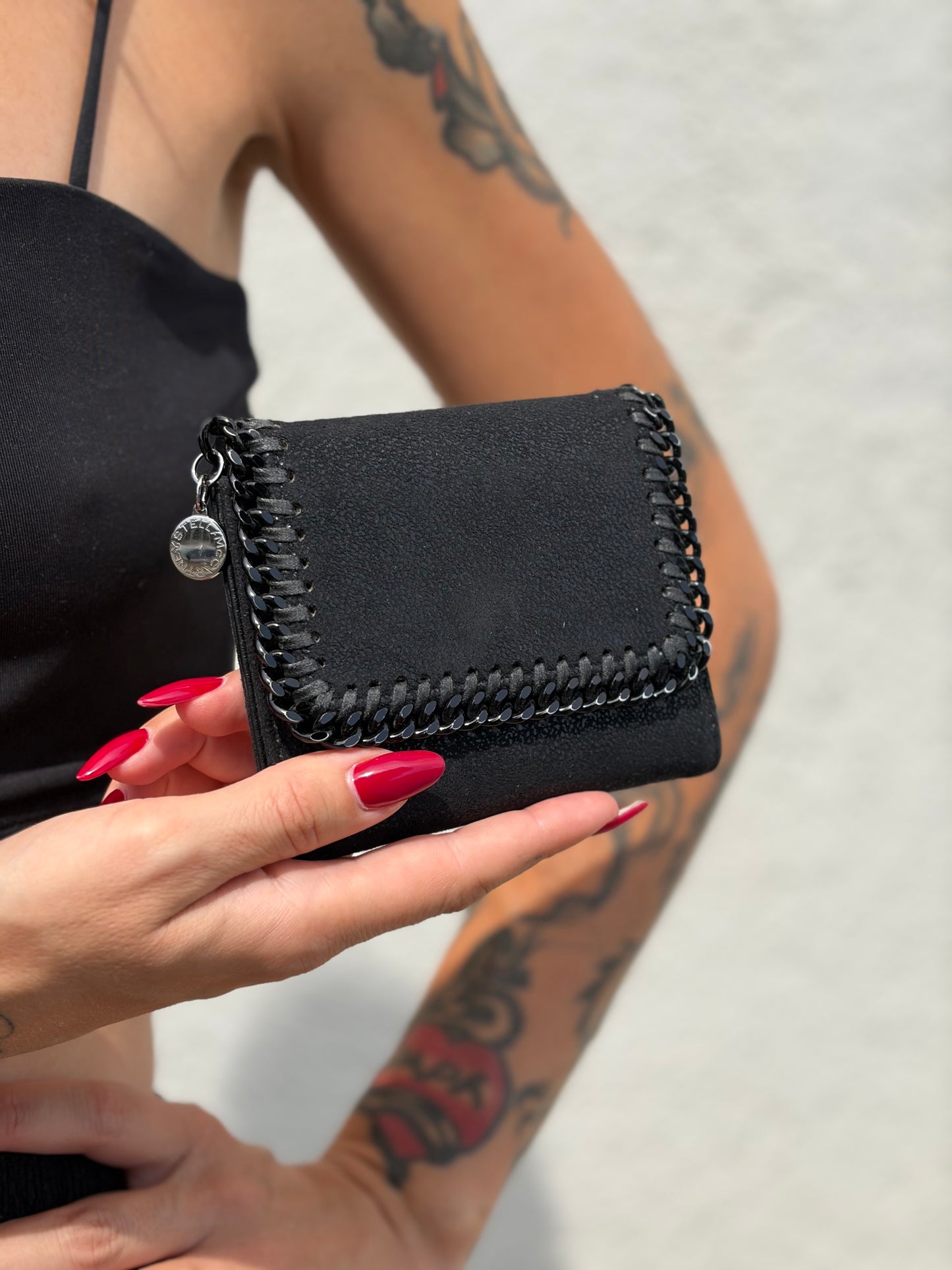 Portafoglio Falabella Stella McCartney nero