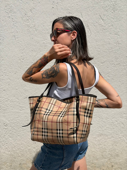 Shopper Burberry tartan