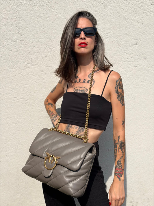 Borsa Pinko Maxi Love puff