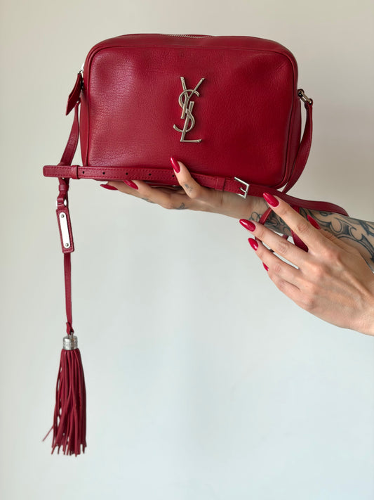 Camera bag Lou Saint Laurent rossa