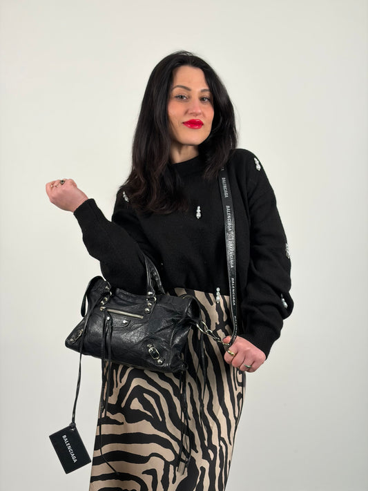 Borsa Balenciaga City nera