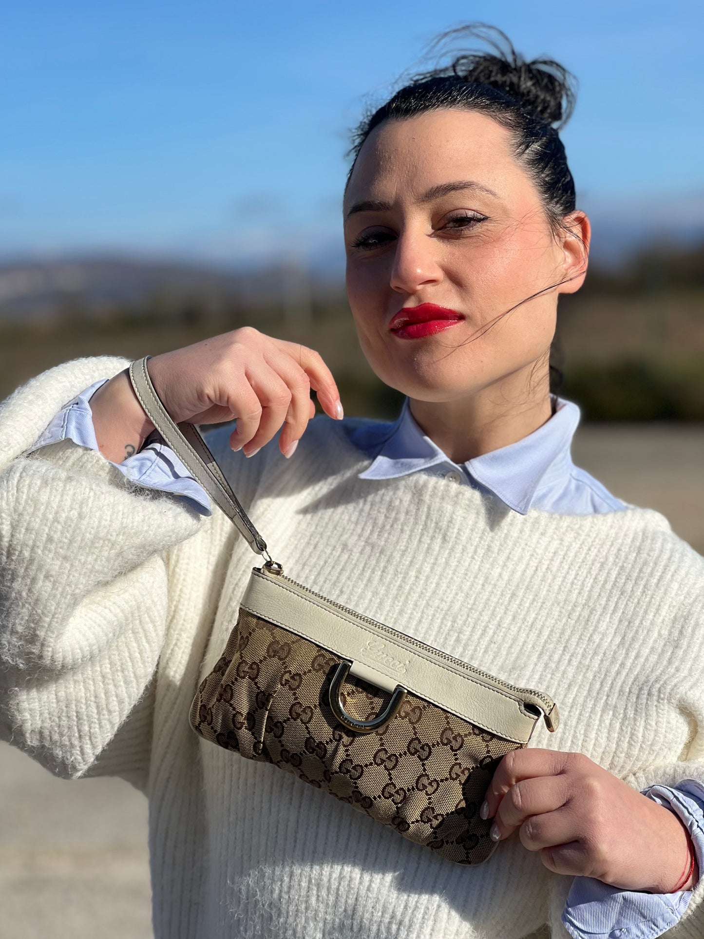 Pochette Gucci D-Ring