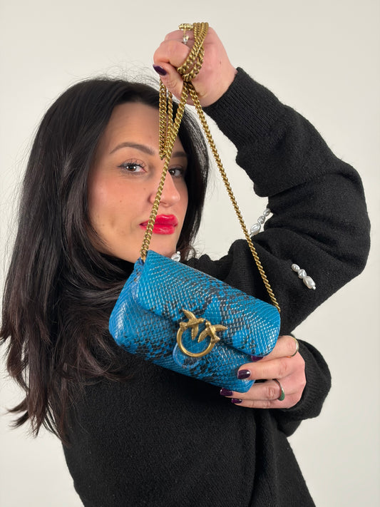 Borsa Pinko Love Puff micro animalier