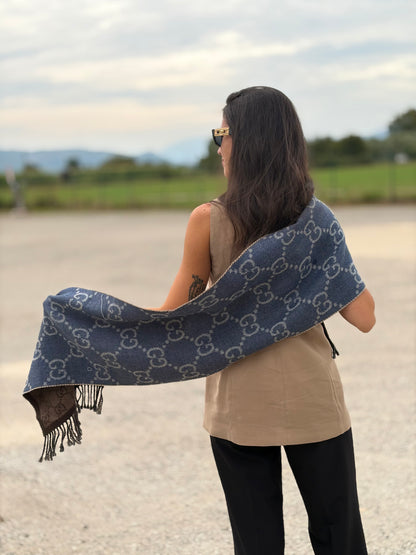Sciarpa Gucci GG double face
