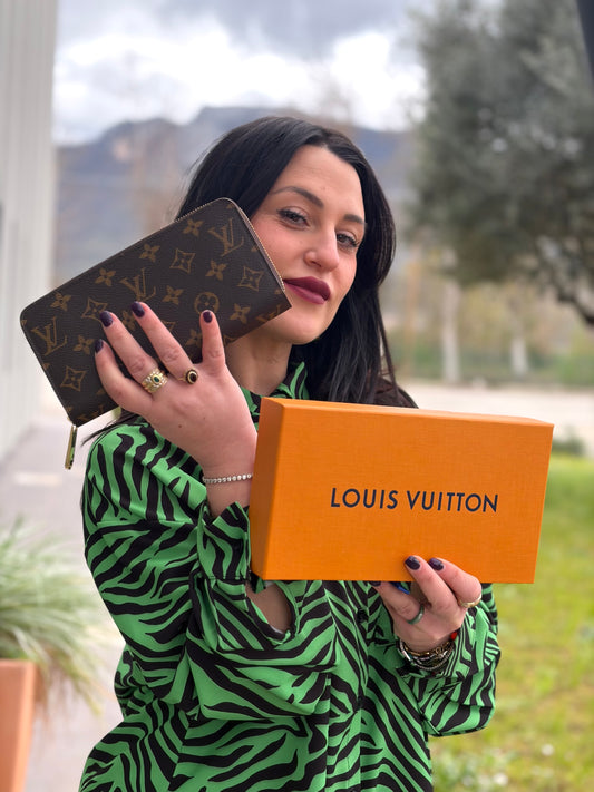 Portafoglio Zippy Louis Vuitton monogram