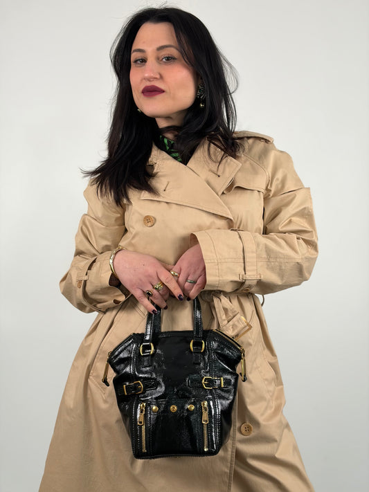 Borsa Downtown Saint Laurent nera