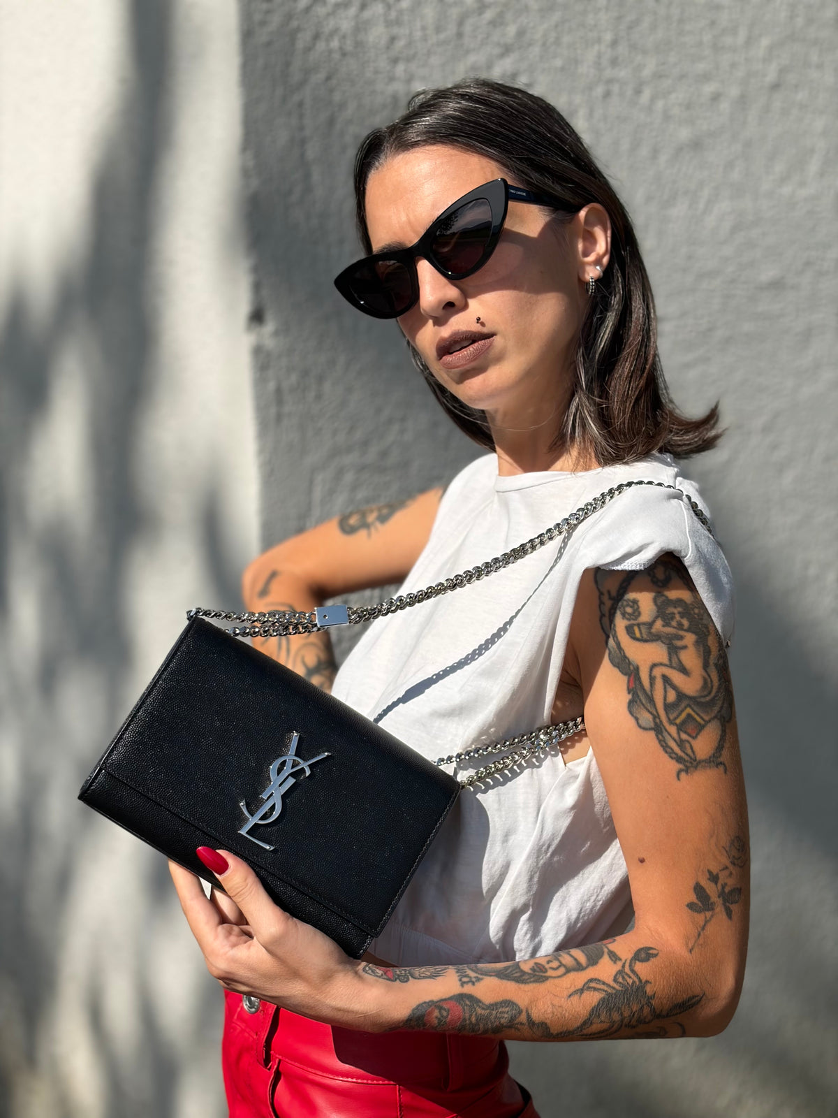 Wallet On Chain Kate YSL nero