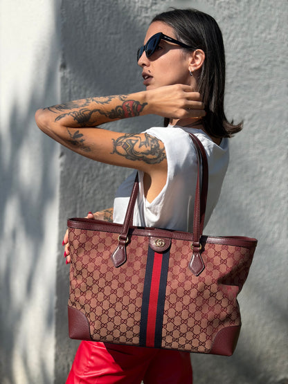 Shopping Gucci Ophidia Web bordeaux