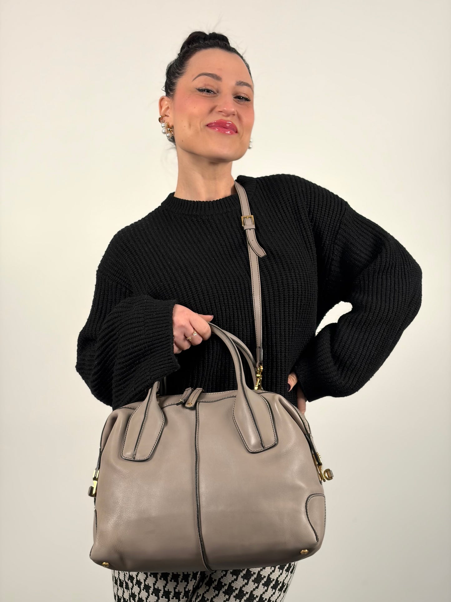 Borsa Tod's D-Styling grigia