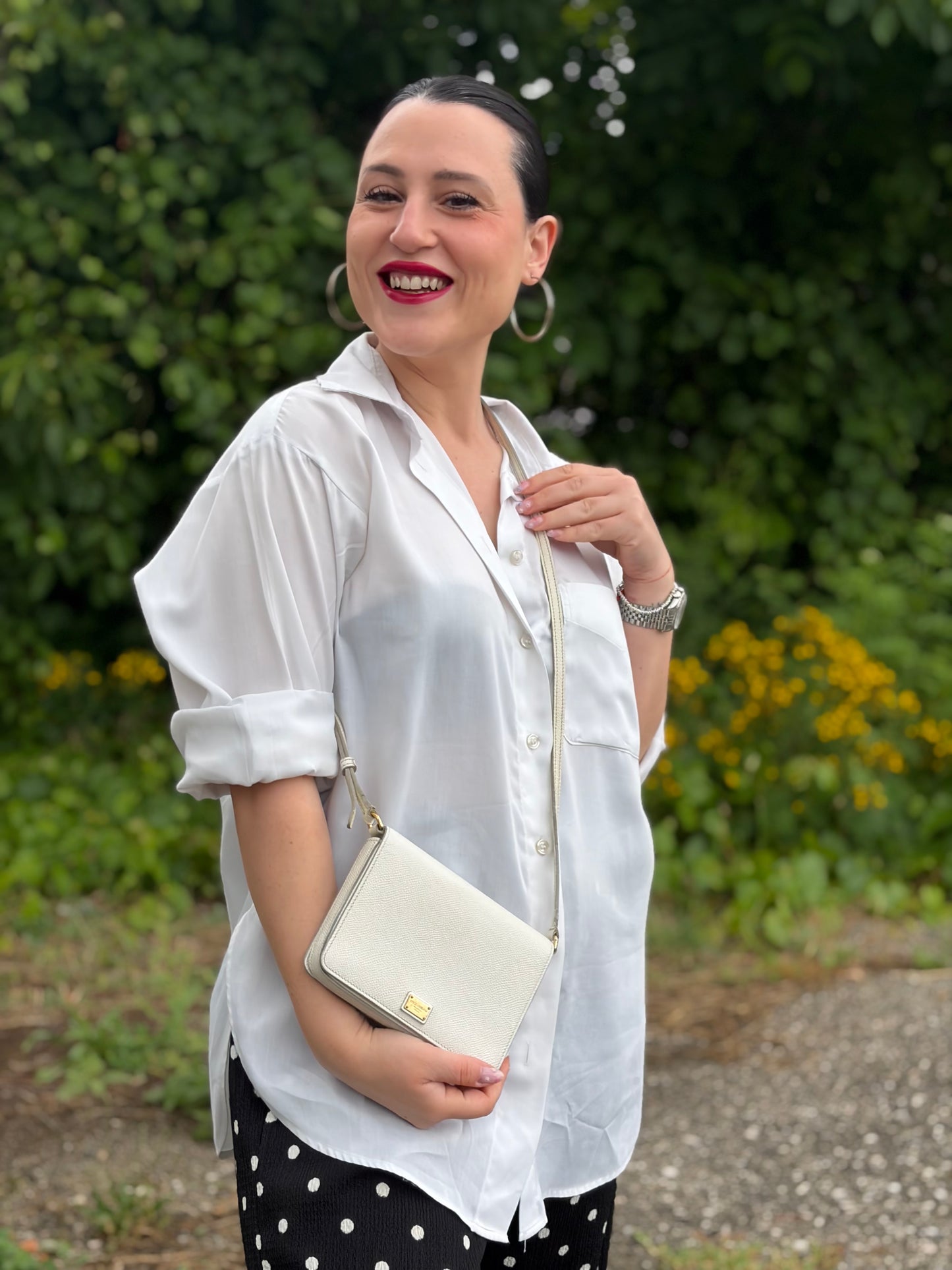 Tracolla Dolce&Gabbana bianca