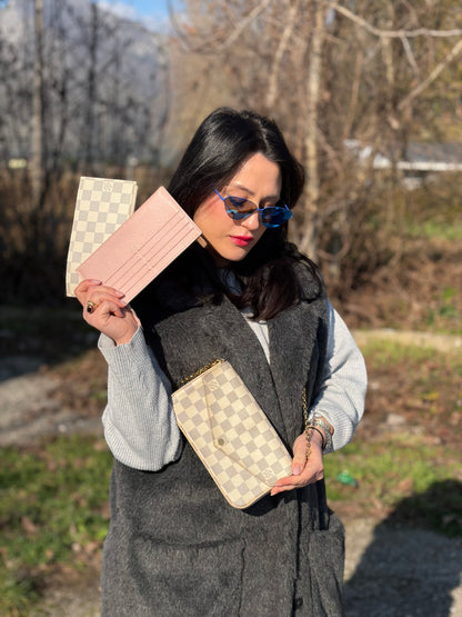 Pochette Felicie Damier Azur Louis Vuitton