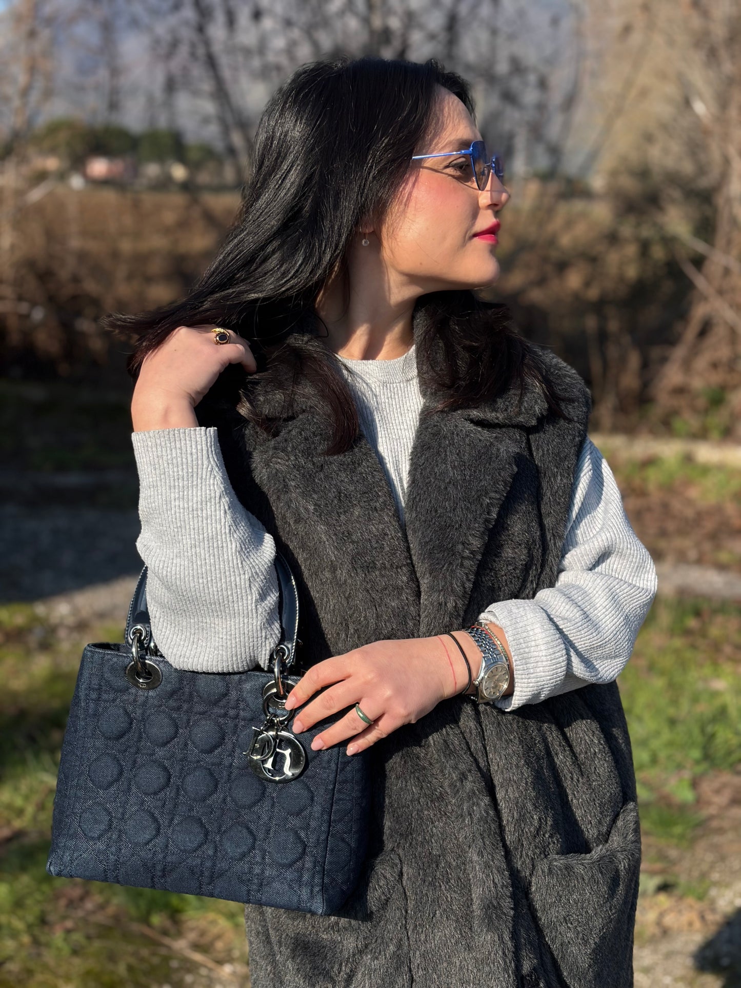 Lady Dior media denim