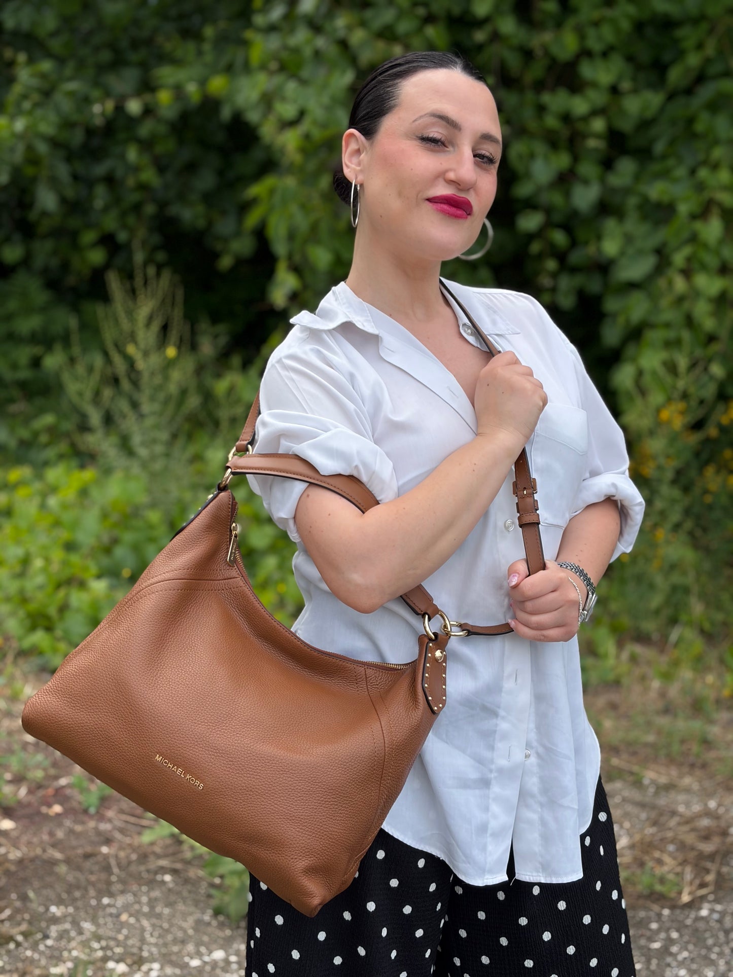Hobo Aria Michael Kors cammello