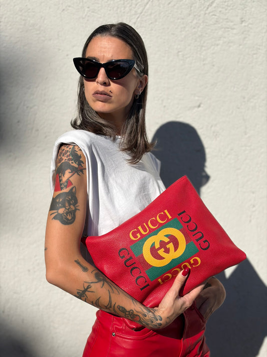 Pochette Gucci rossa
