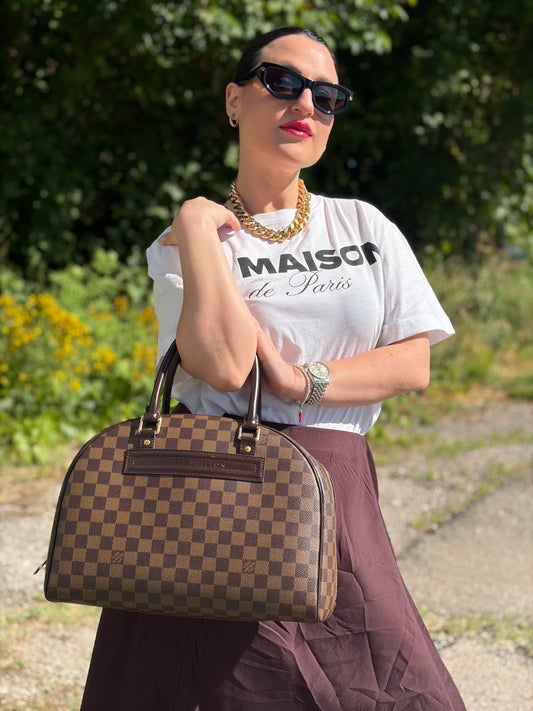 Borsa Nolita Louis Vuitton marrone