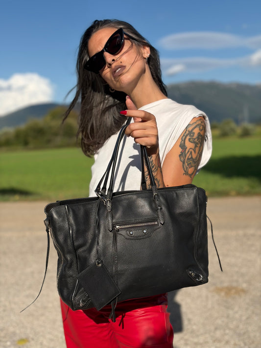 Borsa Papier Balenciaga nera