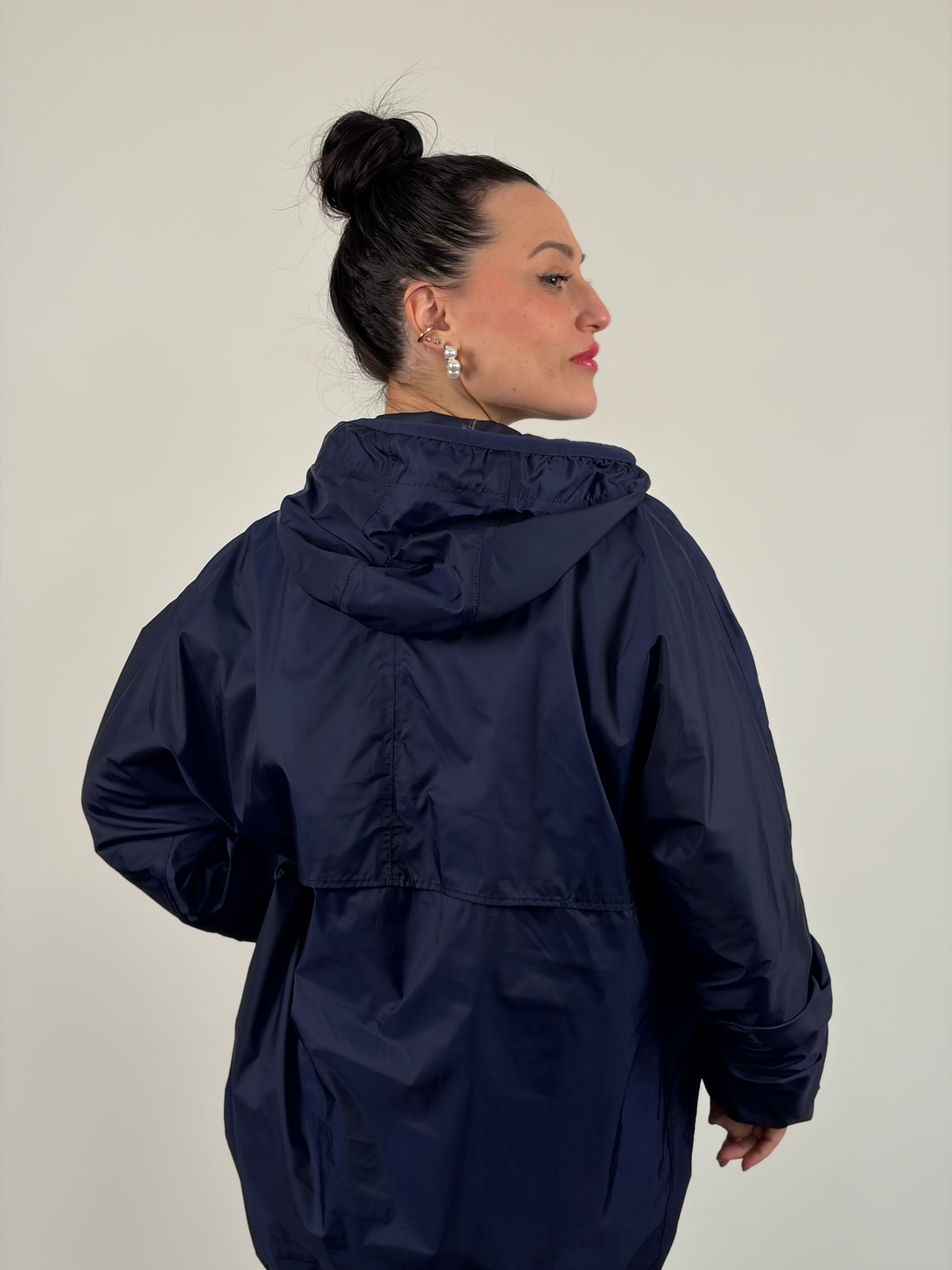 Giubbino K-Way blu tg. L