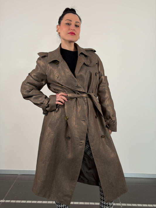 Trench Burberry lino tg.46