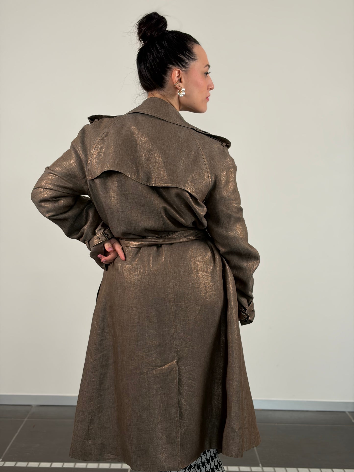 Trench Burberry lino tg.46