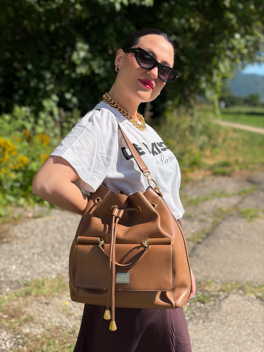 Secchiello Dolce & Gabbana cammello