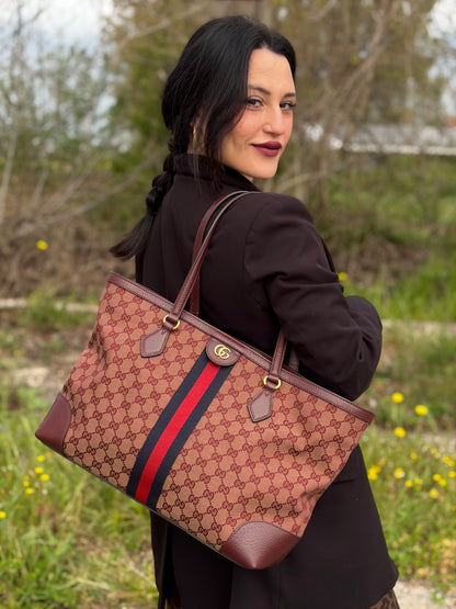 Shopping Gucci Ophidia Web bordeaux