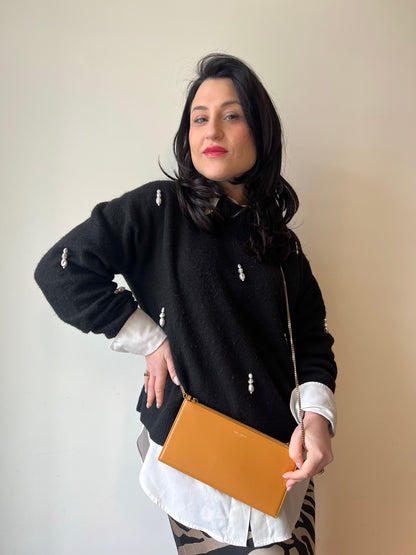 Tracolla Yves Saint Laurent Double Pouch on Chain