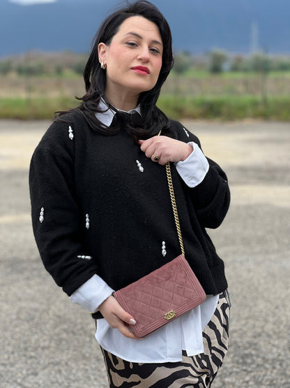 Chanel Wallet on chain Boy Velvet