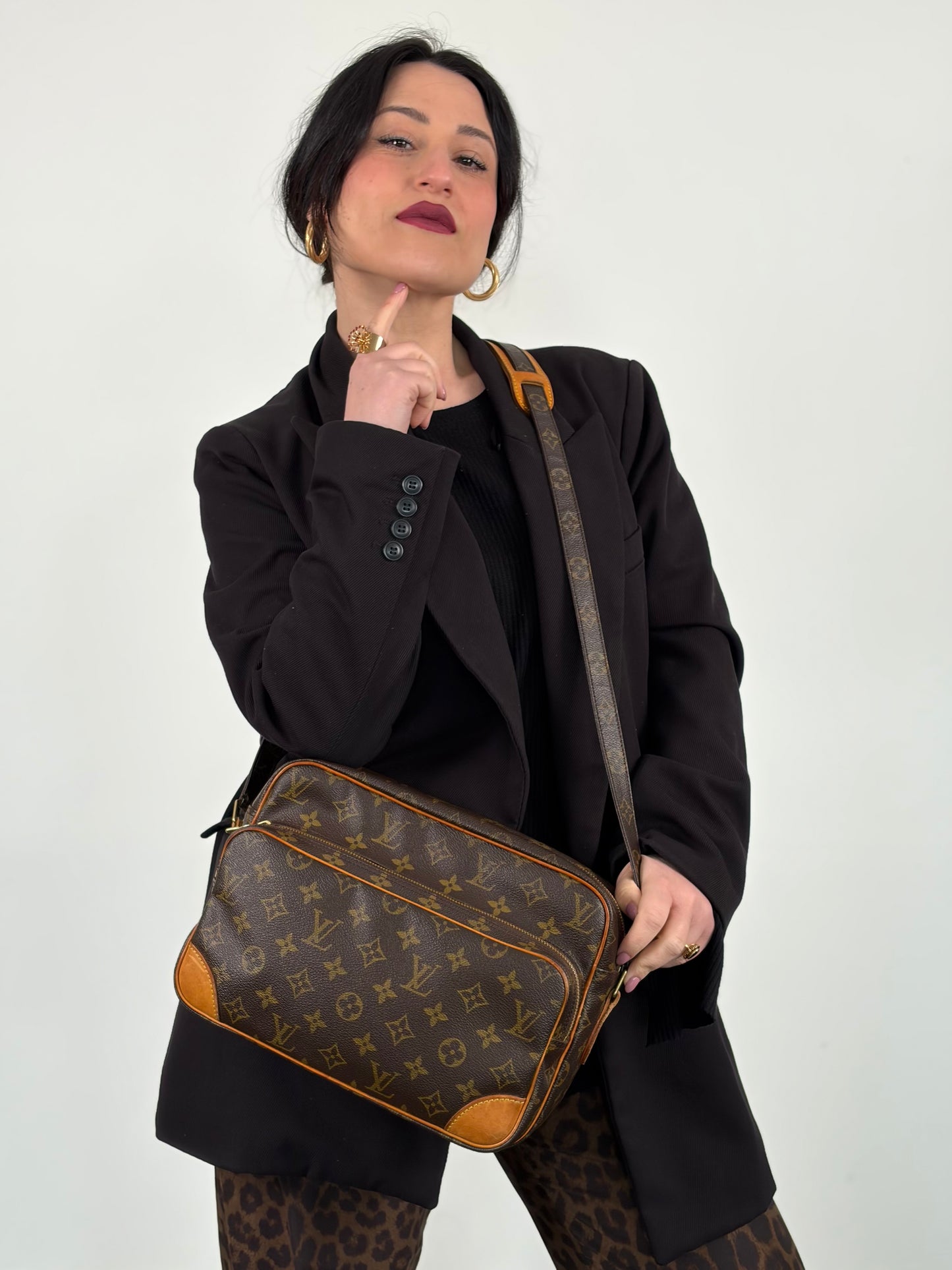 Borsa Nile Louis Vuitton marrone