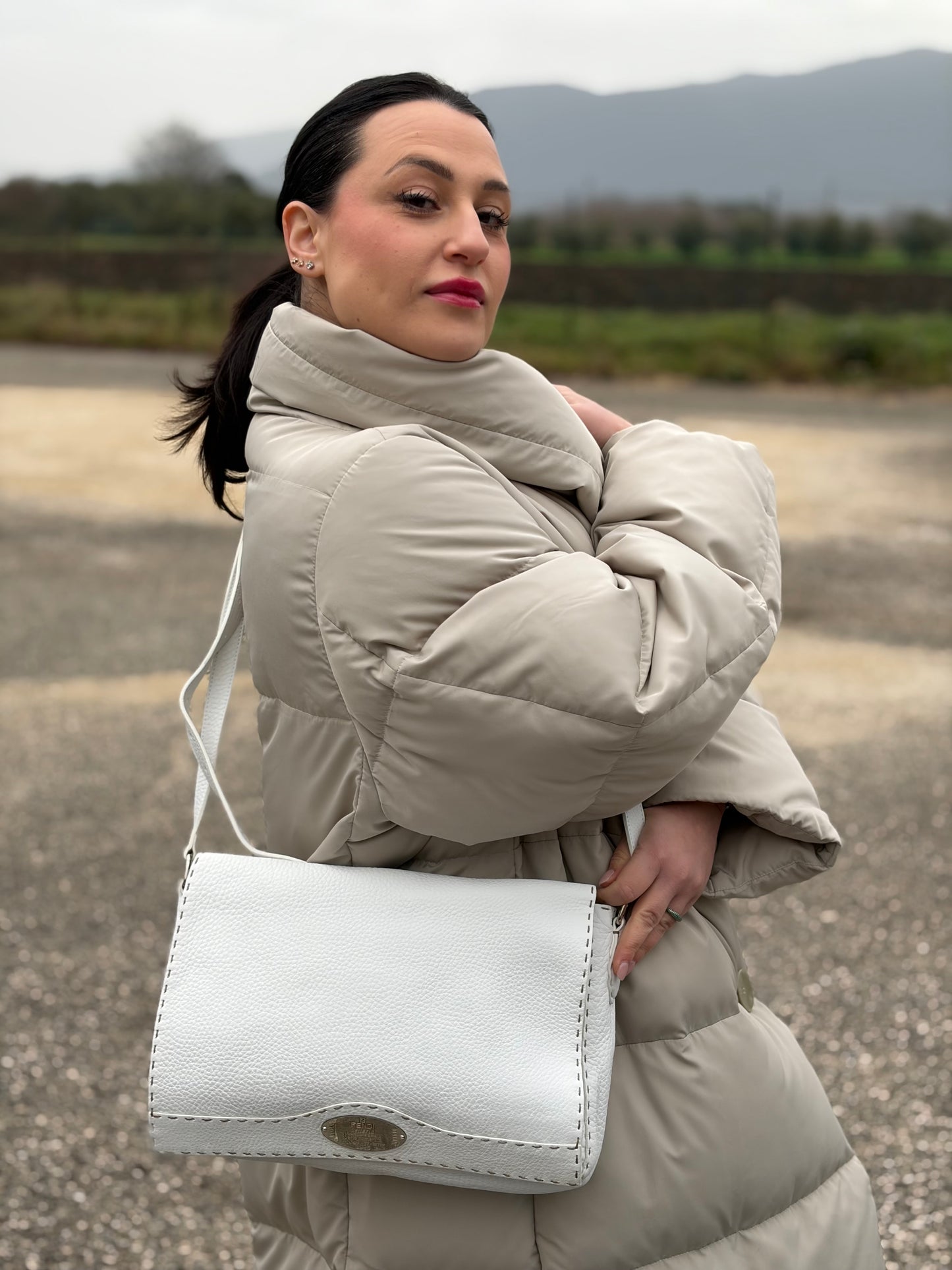 Tracolla Fendi Selleria