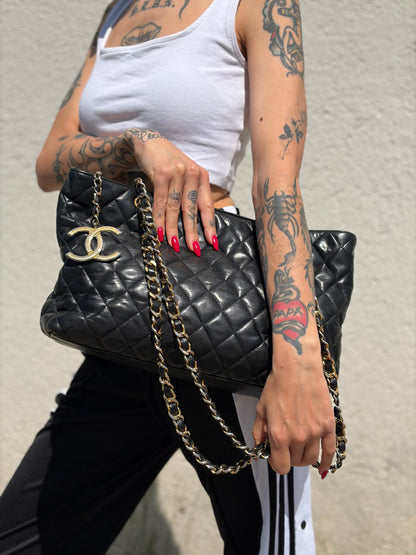 Borsa Chanel trapuntata nera