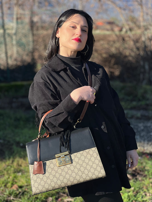 Borsa Gucci Padlock GG