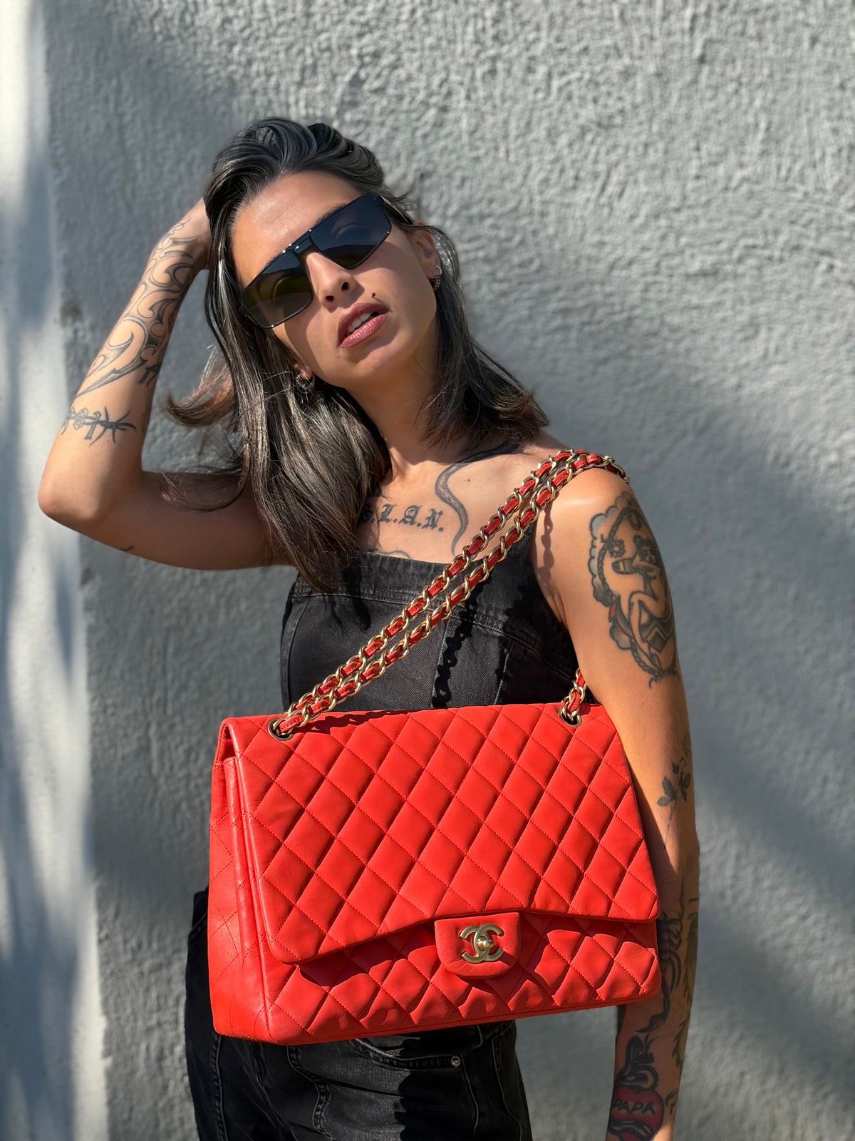 Borsa Chanel Maxi Single Flap