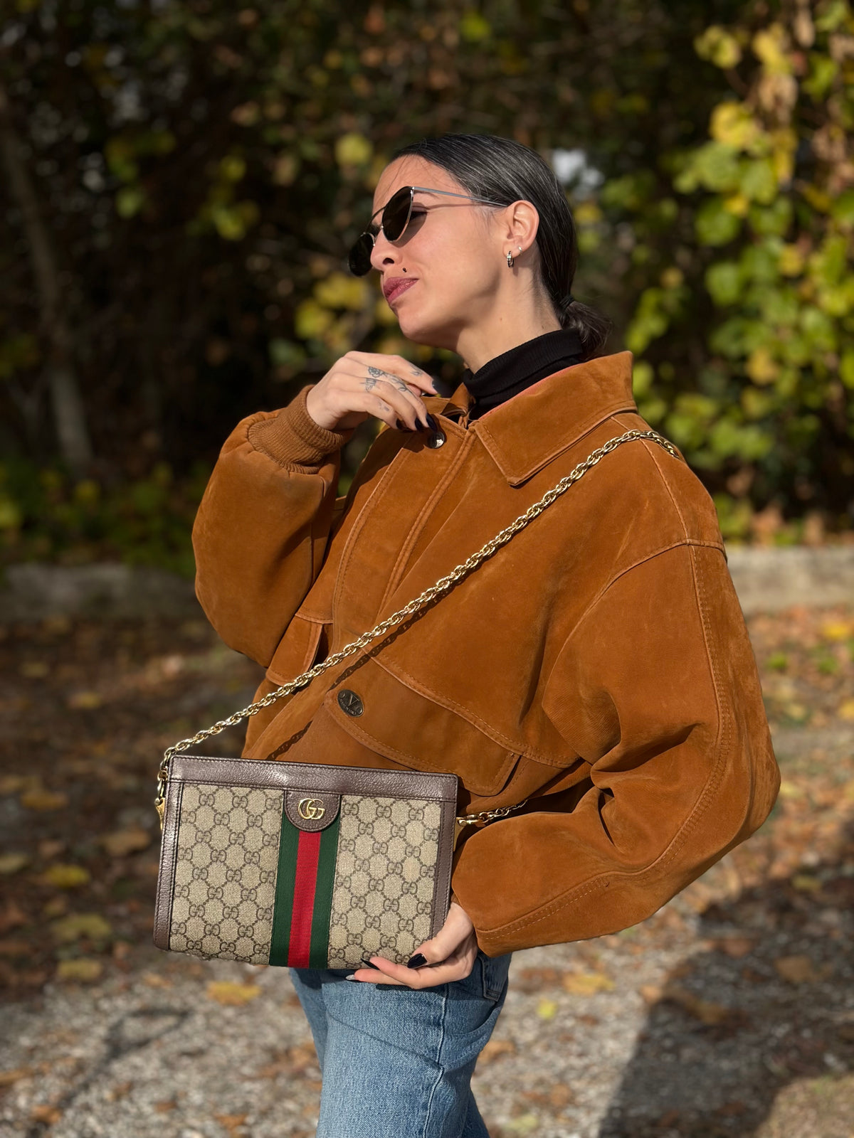 Gucci Ophidia GG web (canvas, beige) – foto 2 di 13