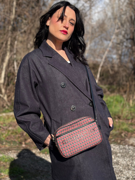 Tracolla Givenchy Bond Houndstooth